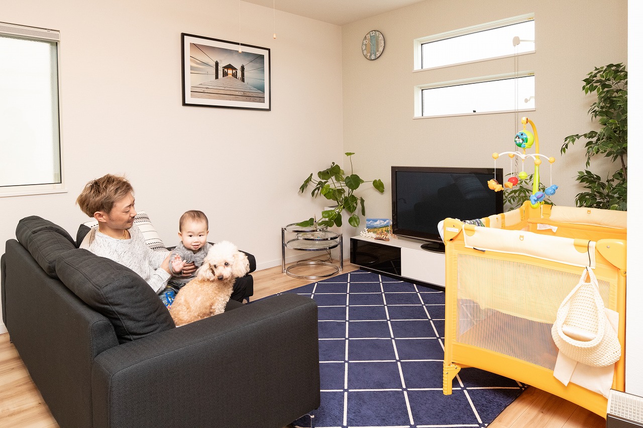 モデルハウスを見て、明るさや動線が気に入って購入を決めました。