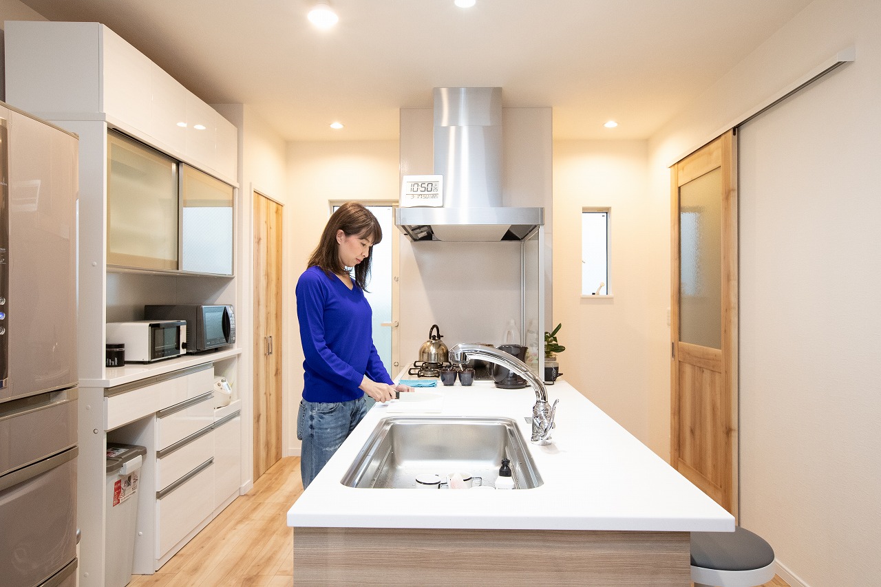 モデルハウスを見て、明るさや動線が気に入って購入を決めました。