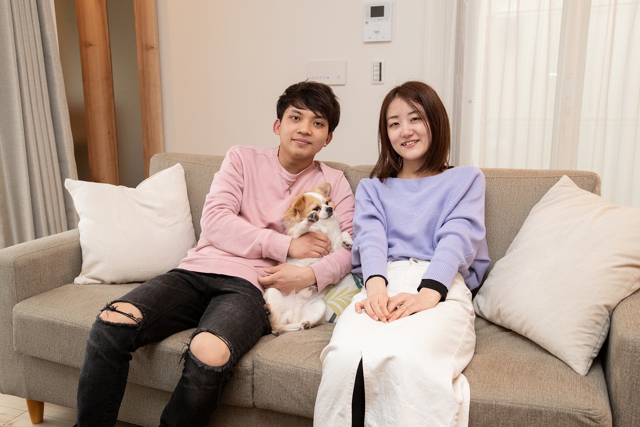 チラシがきっかけで、中庭のある理想のマイホームが実現しました。