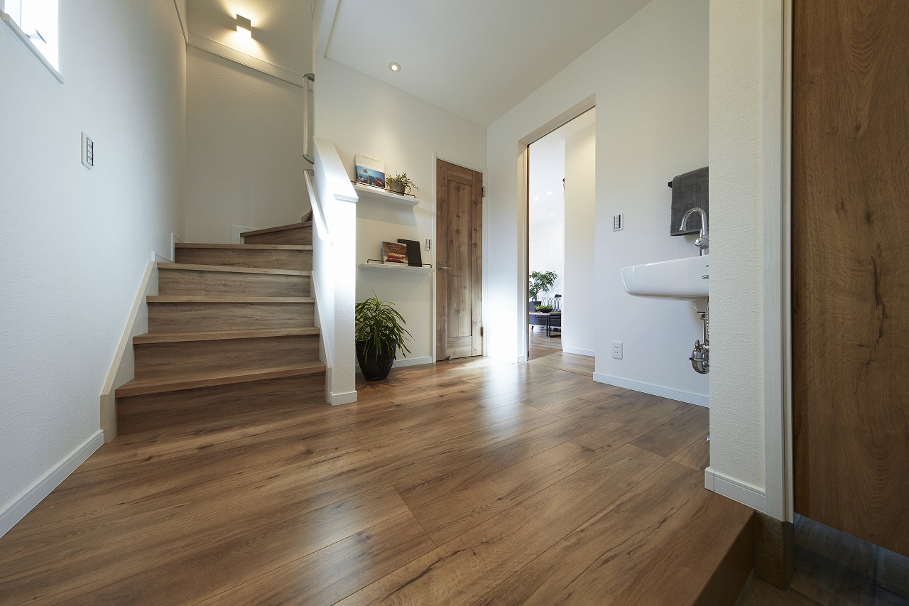 チラシがきっかけで、中庭のある理想のマイホームが実現しました。