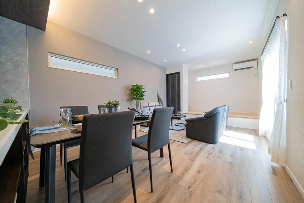 明るさを取り込む2Fリビングの家