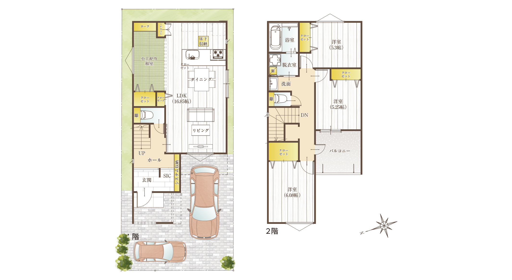 家族をみまもる安心の動線設計